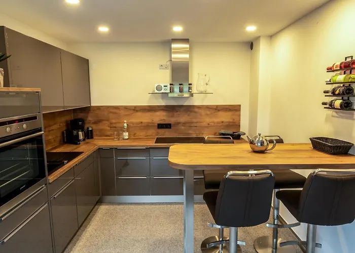 アパート Fuchsbau Im Eg Des Ferienhauses Falkenhoehe *